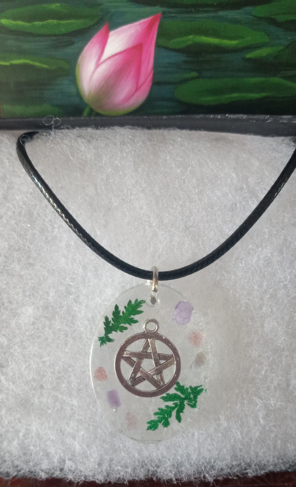 Earth Witch Resin Pentacle Amulet